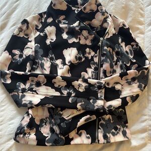 Express Black and Pink Floral Jacket